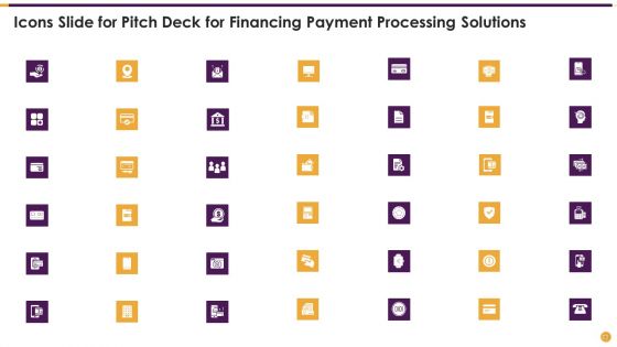 Pitch Deck For Financing Payment Processing Solutions Ppt PowerPoint Presentation Complete Deck With Slides