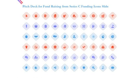 Pitch Deck For Fund Raising From Series C Funding Icons Slide Introduction PDF