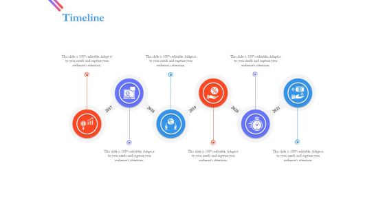 Pitch Deck For Fund Raising From Series C Funding Timeline Sample PDF