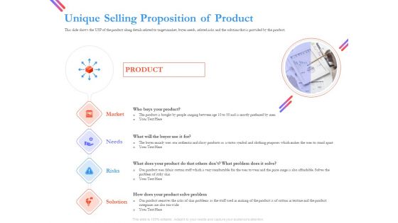 Pitch Deck For Fund Raising From Series C Funding Unique Selling Proposition Of Product Graphics PDF Pitch Deck For Fund Raising From Series C Funding Unique Selling Proposition Of Product Graphics PDF