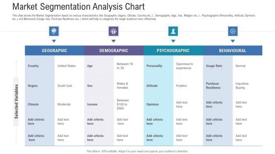 Pitch Deck For Fundraising From Angel Investors Market Segmentation Analysis Chart Ppt Styles File Formats PDF