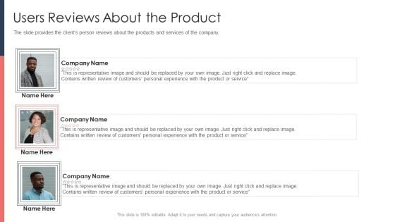 Pitch Deck For Fundraising From Post Market Financing Users Reviews About The Product Diagrams PDF Pitch Deck For Fundraising From Post Market Financing Users Reviews About The Product Diagrams PDF