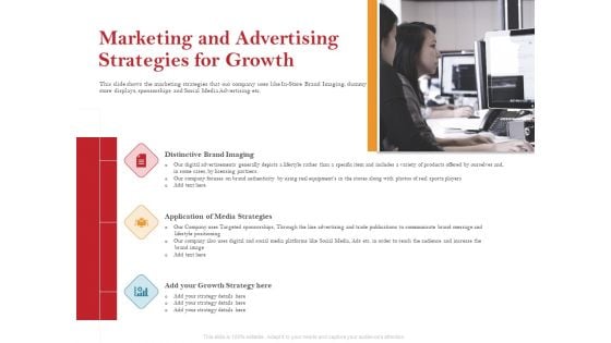 Pitch Deck For Raising Capital For Inorganic Growth Marketing And Advertising Strategies For Growth Brochure PDF Pitch Deck For Raising Capital For Inorganic Growth Marketing And Advertising Strategies For Growth Brochure PDF