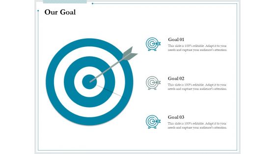 Pitch Deck For Raising Funds From Product Crowdsourcing Our Goal Information PDF Pitch Deck For Raising Funds From Product Crowdsourcing Our Goal Information PDF