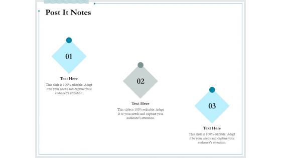 Pitch Deck For Raising Funds From Product Crowdsourcing Post It Notes Rules PDF