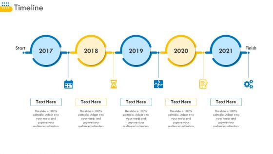 Pitch Deck For Venture Selling Trade Timeline Designs PDF