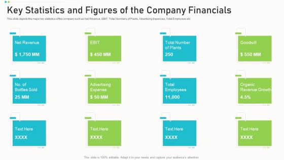 Pitch Deck Ppt Raise Funding Corporate Investors Key Statistics And Figures Of The Company Financials Inspiration PDF