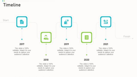 Pitch Deck Ppt Raise Funding Corporate Investors Timeline Ppt File Deck PDF