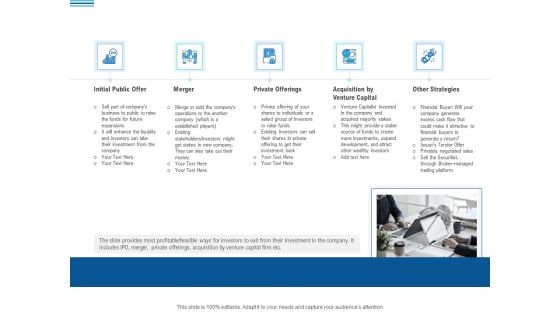 Pitch Deck To Collect Funding From Initial Financing Exit Strategy For The Pre Seed Investors Topics PDF Pitch Deck To Collect Funding From Initial Financing Exit Strategy For The Pre Seed Investors Topics PDF
