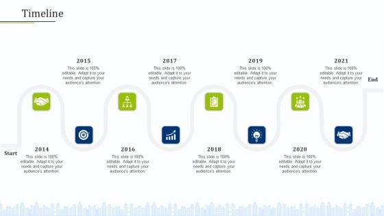 Pitch Deck To Draw External Capital From Commercial Banking Institution Timeline Professional PDF