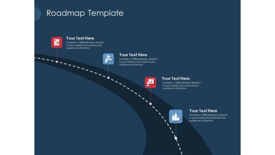 Pitch Deck To Gather Funding From Initial Capital Roadmap Template Ideas PDF