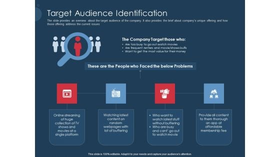 Pitch Deck To Gather Funding From Initial Capital Target Audience Identification Brochure PDF Pitch Deck To Gather Funding From Initial Capital Target Audience Identification Brochure PDF