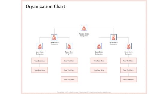 Pitch Deck To Raise Capital From Product Pooled Funding Organization Chart Demonstration PDF