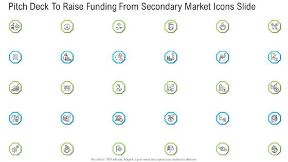 Pitch Deck To Raise Funding From Secondary Market Icons Slide Ppt Inspiration Slides PDF