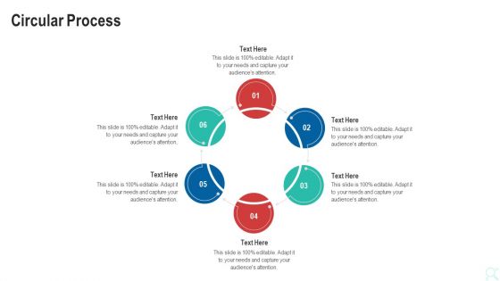 Pitch Deck To Raise New Venture Financing From Seed Investors Circular Process Themes PDF