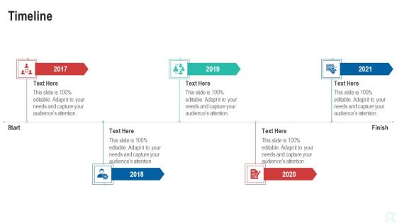 Pitch Deck To Raise New Venture Financing From Seed Investors Timeline Introduction PDF