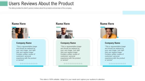 Pitch Presentation Raise Money Spot Market Users Reviews About The Product Ppt Layouts Picture PDF Pitch Presentation Raise Money Spot Market Users Reviews About The Product Ppt Layouts Picture PDF
