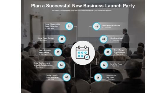 Plan A Successful New Business Launch Party Ppt PowerPoint Presentation Model Shapes