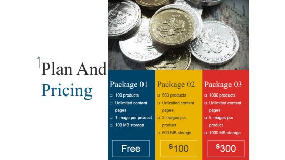 Plan And Pricing Ppt PowerPoint Presentation Icon Templates