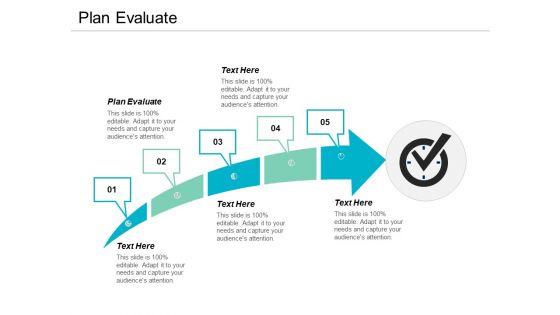 Plan Evaluate Ppt PowerPoint Presentation Infographic Template Display Cpb