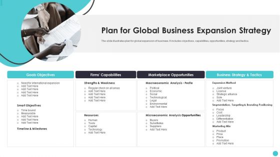 Plan For Global Business Expansion Strategy Ppt Slides Design Inspiration PDF
