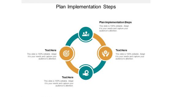 Plan Implementation Steps Ppt PowerPoint Presentation Diagram Graph Charts Cpb