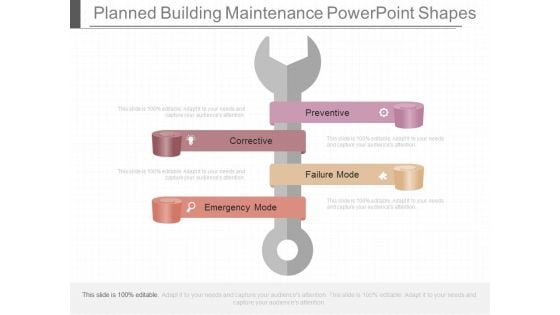 Planned Building Maintenance Powerpoint Shapes