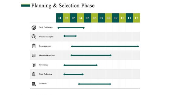 Planning And Selection Phase Ppt PowerPoint Presentation Icon Visuals