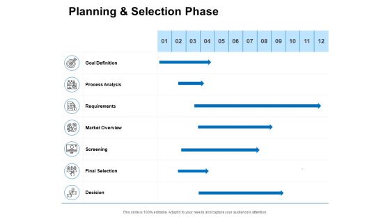 Planning And Selection Phase Ppt PowerPoint Presentation Portfolio Visual Aids