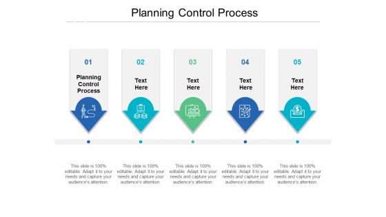 Planning Control Process Ppt PowerPoint Presentation Gallery Shapes Cpb