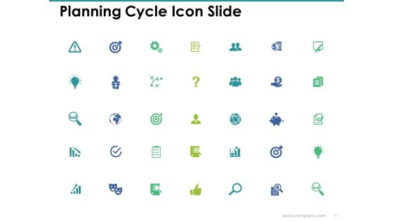 Planning Cycle Ppt PowerPoint Presentation Complete Deck With Slides Slide11