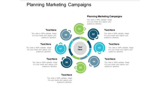 Planning Marketing Campaigns Ppt PowerPoint Presentation Infographics Example Cpb