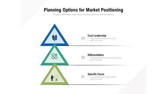 Planning Options For Market Positioning Ppt PowerPoint Presentation File Slide Download PDF