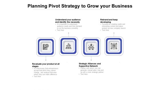 Planning Pivot Strategy To Grow Your Business Ppt PowerPoint Presentation File Visuals PDF