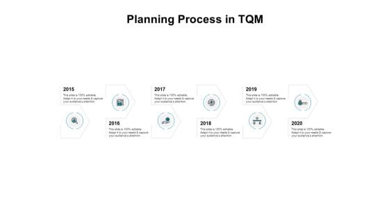 Planning Process In TQM Ppt PowerPoint Presentation Infographic Template Diagrams