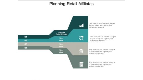 Planning Retail Affiliates Ppt PowerPoint Presentation Outline Deck Cpb