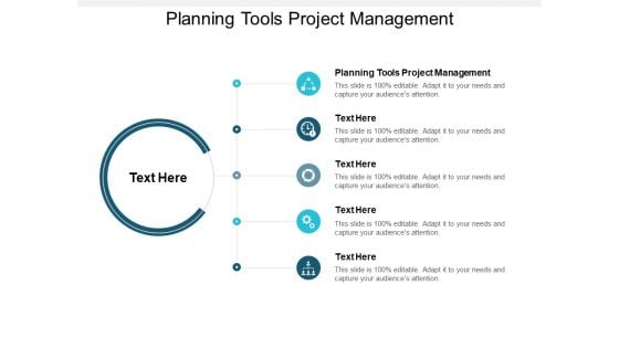 planning tools project management ppt powerpoint presentation infographics sample cpb