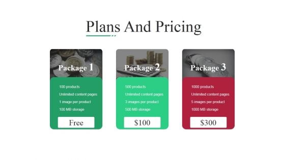 Plans And Pricing Ppt PowerPoint Presentation Gallery Example File