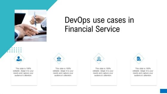 Platform Engineering PowerPoint Template Slides Devops Use Cases In Financial Service Sample PDF