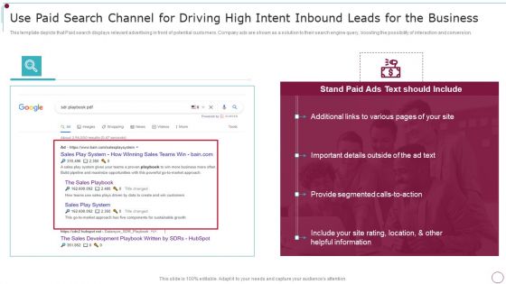 Playbook For Content Advertising Use Paid Search Channel Themes Pdf Wd Portrait PDF Playbook For Content Advertising Use Paid Search Channel Themes Pdf Wd Portrait PDF