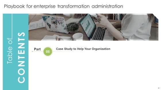 Playbook For Enterprise Transformation Administration Ppt PowerPoint Presentation Complete With Slides Slide25