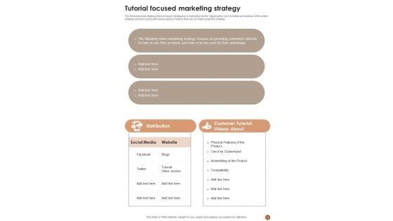 Playbook For Online Influencer Showreel And Video Roadmap Template
