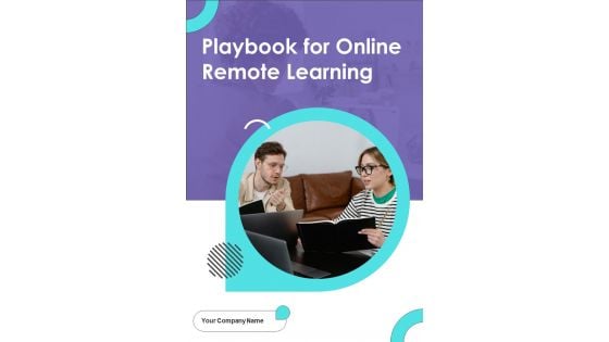Playbook For Online Remote Learning Template