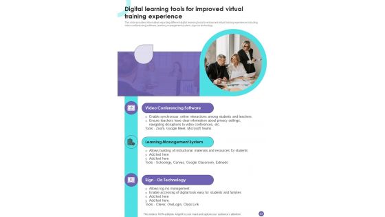 Playbook For Online Remote Learning Template