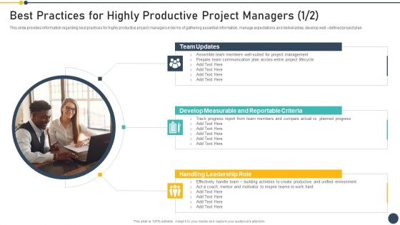 Playbook For Project Administrator Best Practices For Highly Productive Project Managers Structure PDF