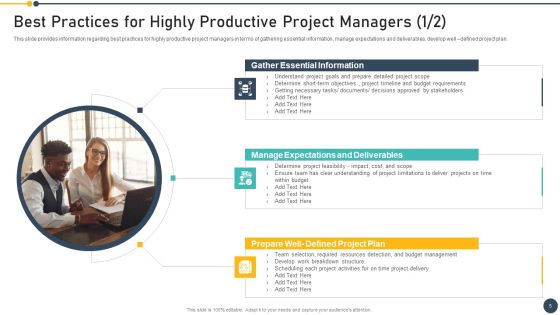 Playbook For Project Administrator Ppt PowerPoint Presentation Complete Deck With Slides Slide05
