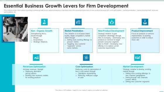 Playbook For Strategic Action Planning Essential Business Growth Levers For Firm Development Themes PDF