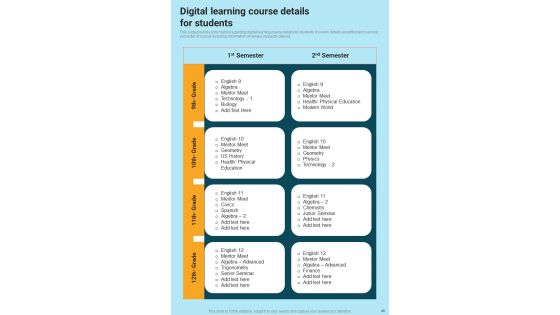 Playbook For Virtual Education Template