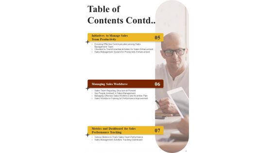 Playbook To Manage Sales And Marketing Content Template