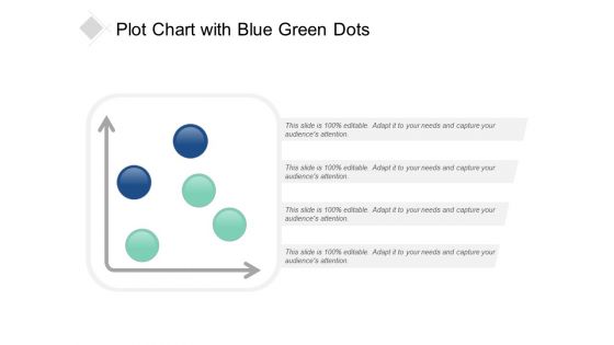 Plot Chart With Blue Green Dots Ppt Powerpoint Presentation Portfolio Graphic Tips